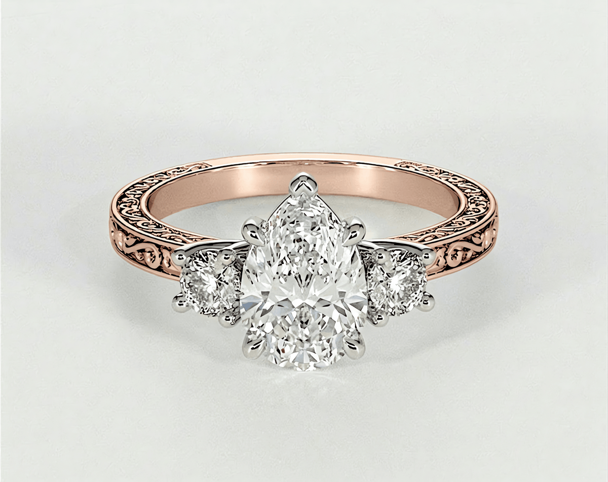Yarra - Pear - Engagement Rings - Ramzi & Co.®