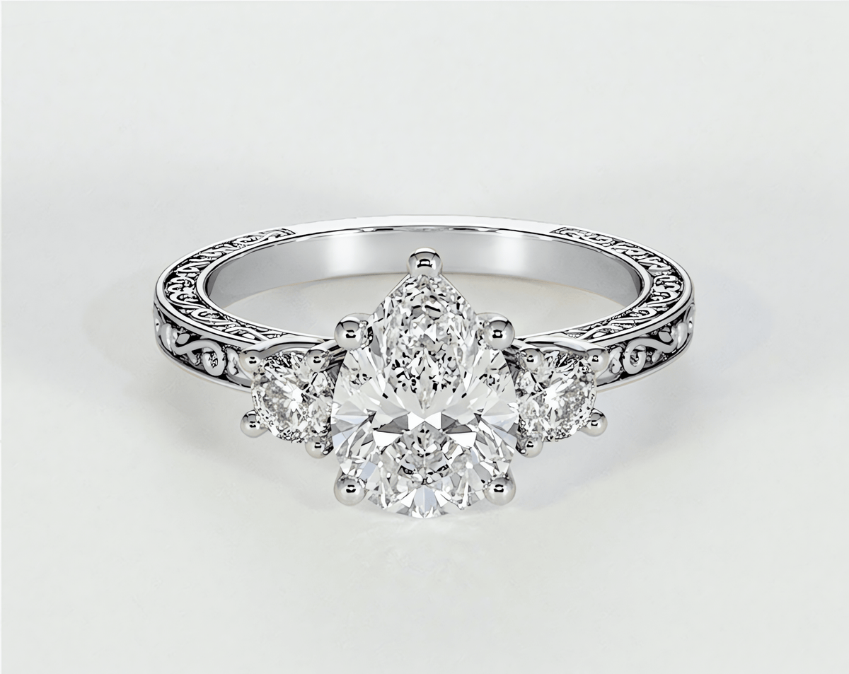 Yarra - Pear - Engagement Rings - Ramzi & Co.®