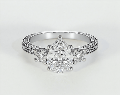 Yarra - Pear - Engagement Rings - Ramzi & Co.®