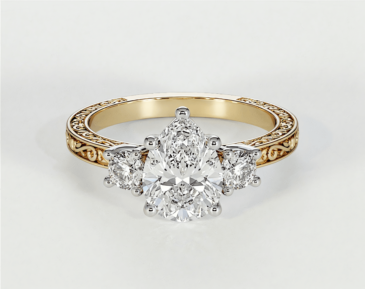 Yarra - Pear - Engagement Rings - Ramzi & Co.®
