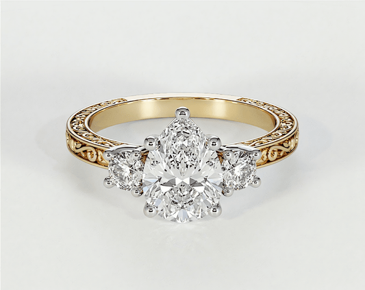 Yarra - Pear - Engagement Rings - Ramzi & Co.®