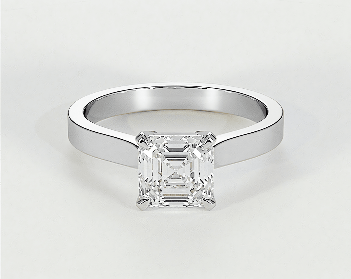 Yasmin - Asscher - Engagement Rings - Ramzi & Co.®