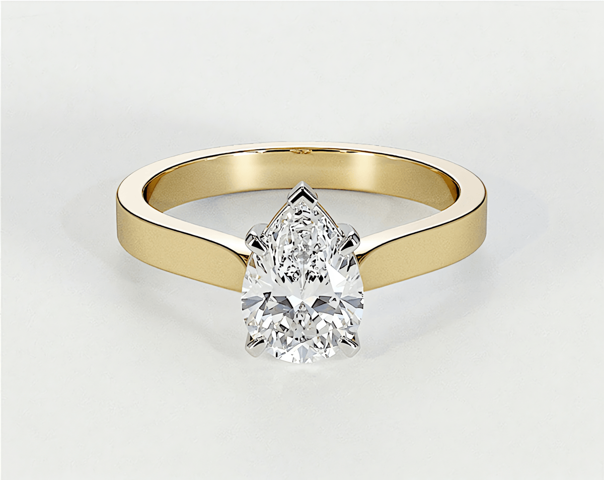 Yasmin - Pear - Engagement Rings - Ramzi & Co.®