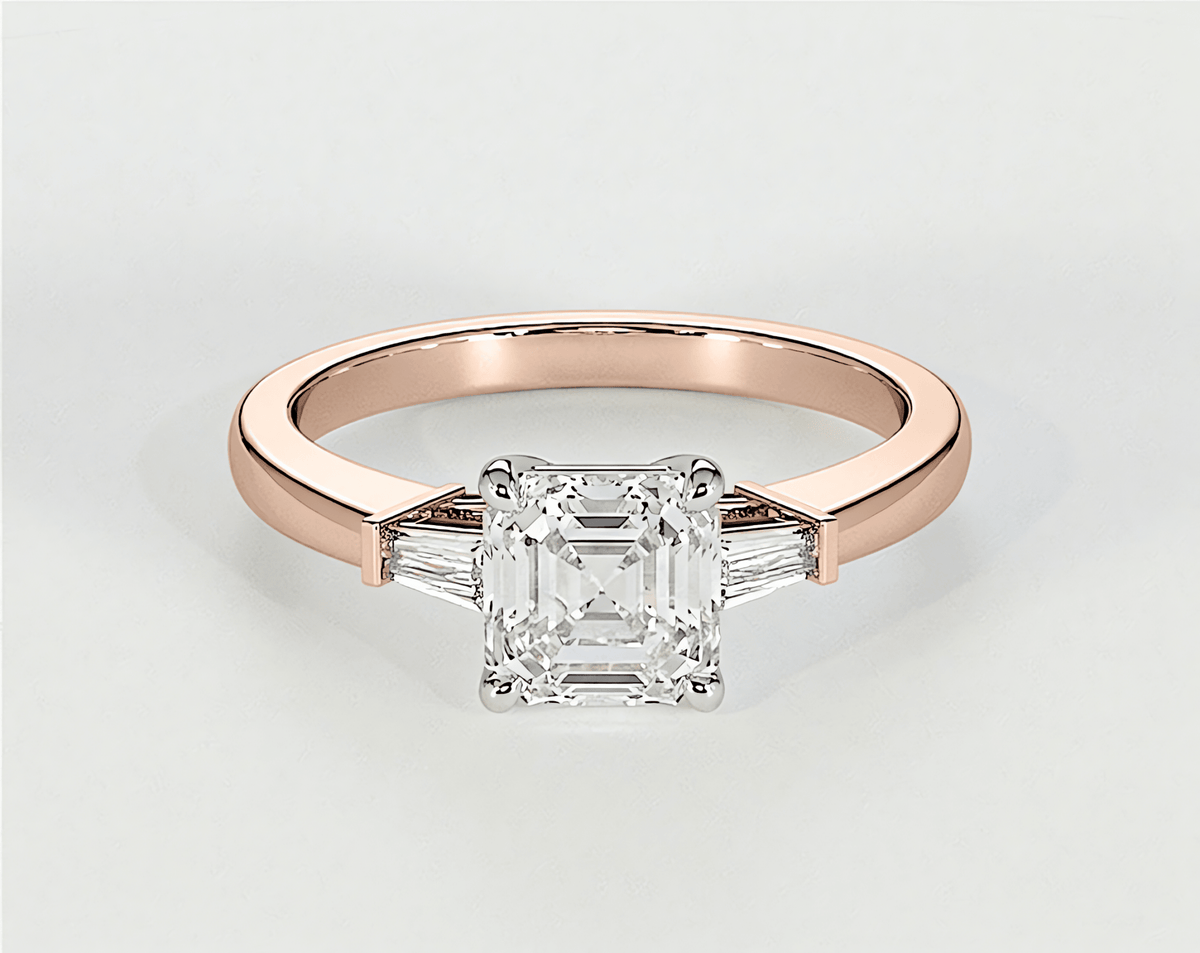 Zara - Asscher - Engagement Rings - Ramzi & Co.®