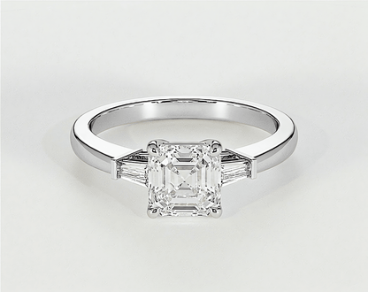 Zara - Asscher - Engagement Rings - Ramzi & Co.®