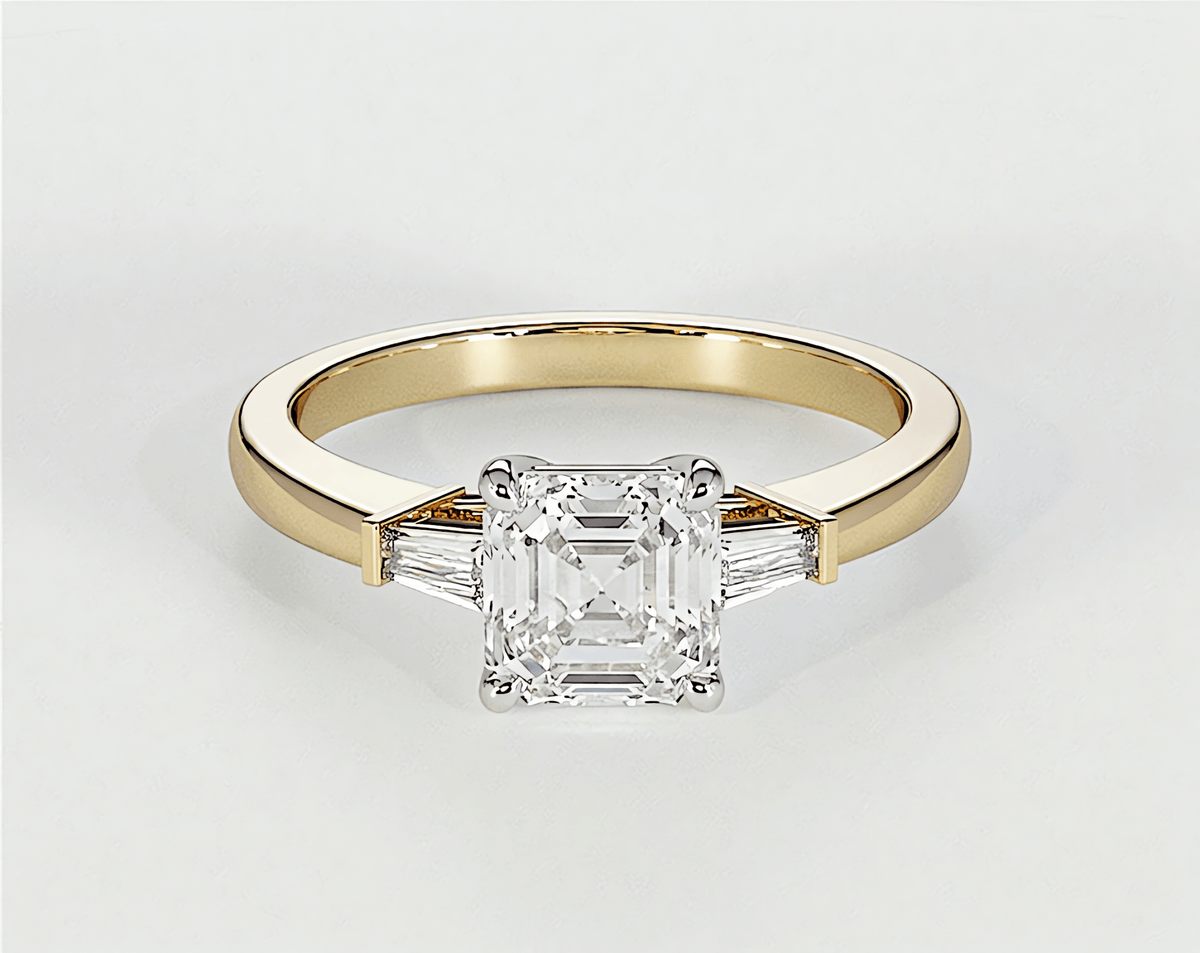 Zara - Asscher - Engagement Rings - Ramzi & Co.®