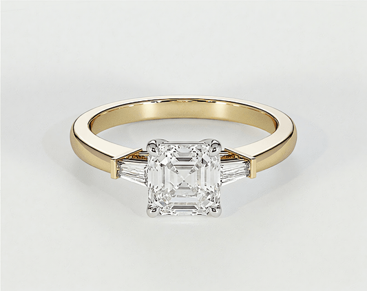 Zara - Asscher - Engagement Rings - Ramzi & Co.®