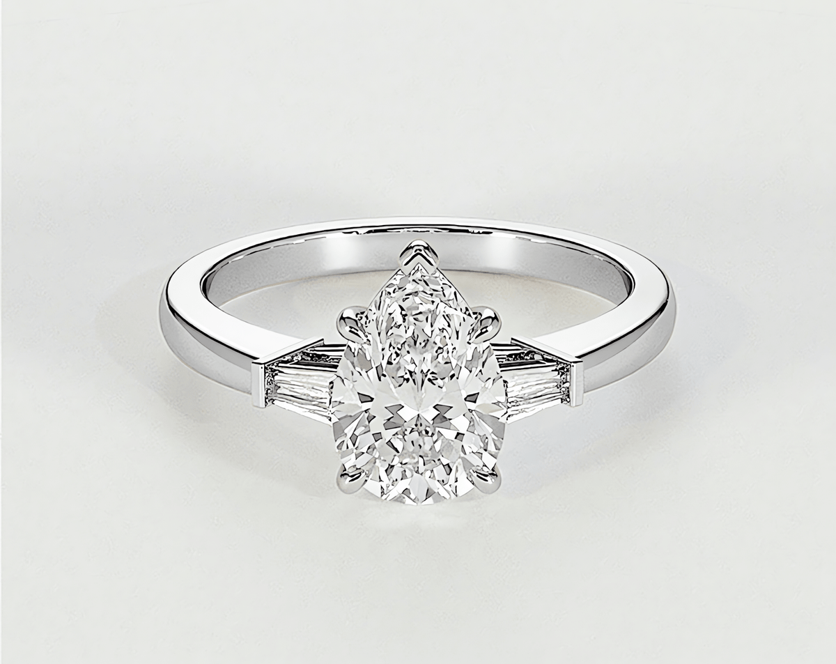 Zara - Pear - Engagement Rings - Ramzi & Co.®