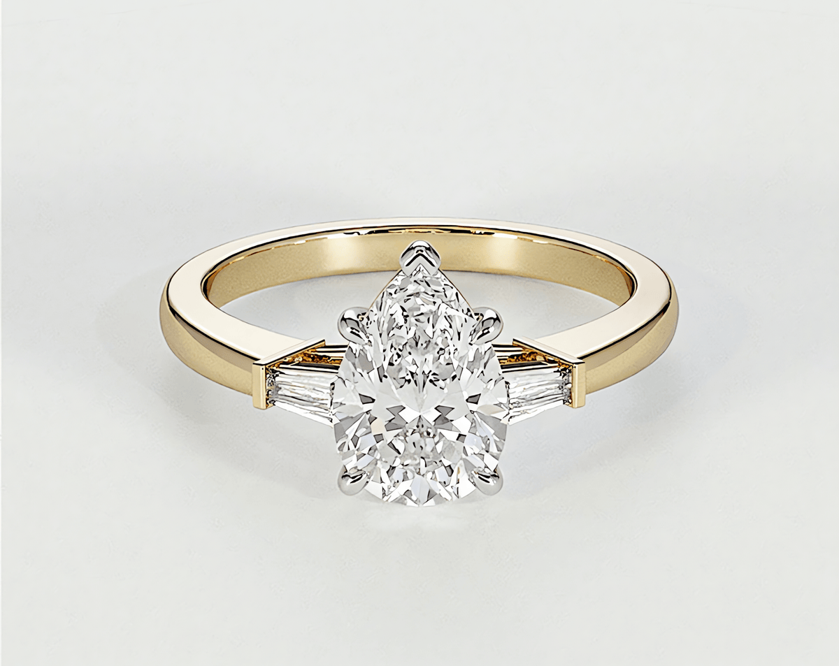 Zara - Pear - Engagement Rings - Ramzi & Co.®