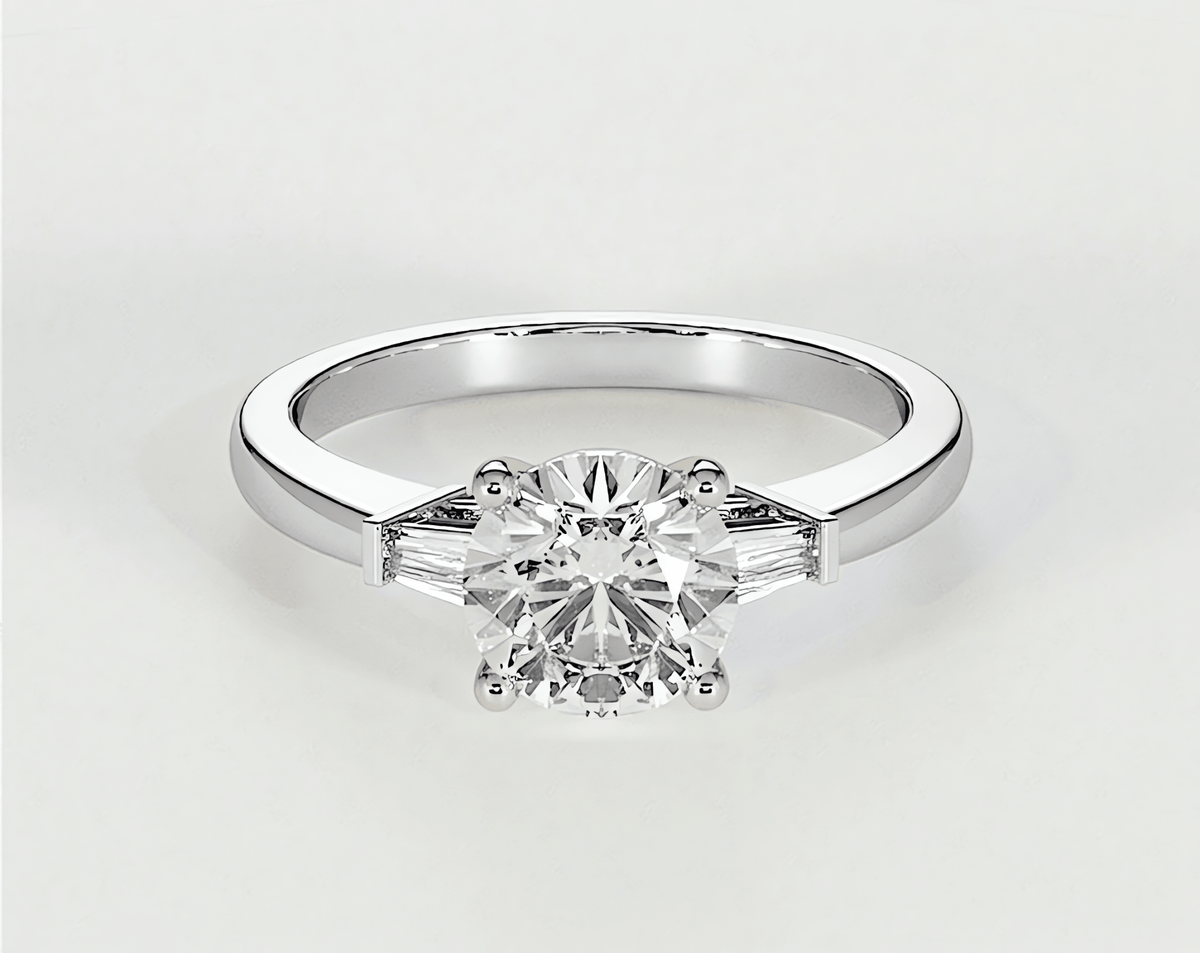 Zara - Round - Engagement Rings - Ramzi & Co.®