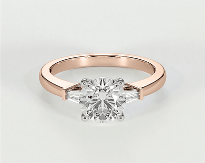 Zara - Round - Engagement Rings - Ramzi & Co.®