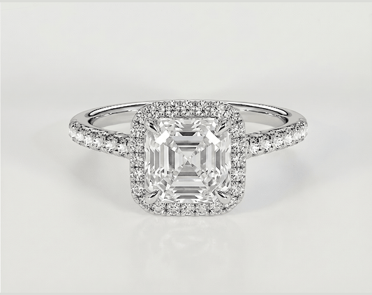 Zinnia - Asscher - Engagement Rings - Ramzi & Co.®