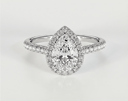 Zinnia - Pear - Engagement Rings - Ramzi & Co.®