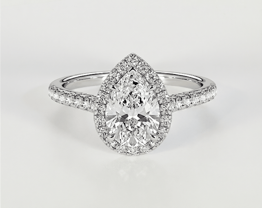 Zinnia - Pear - Engagement Rings - Ramzi & Co.®