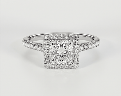 Zinnia - Princess - Engagement Rings - Ramzi & Co.®