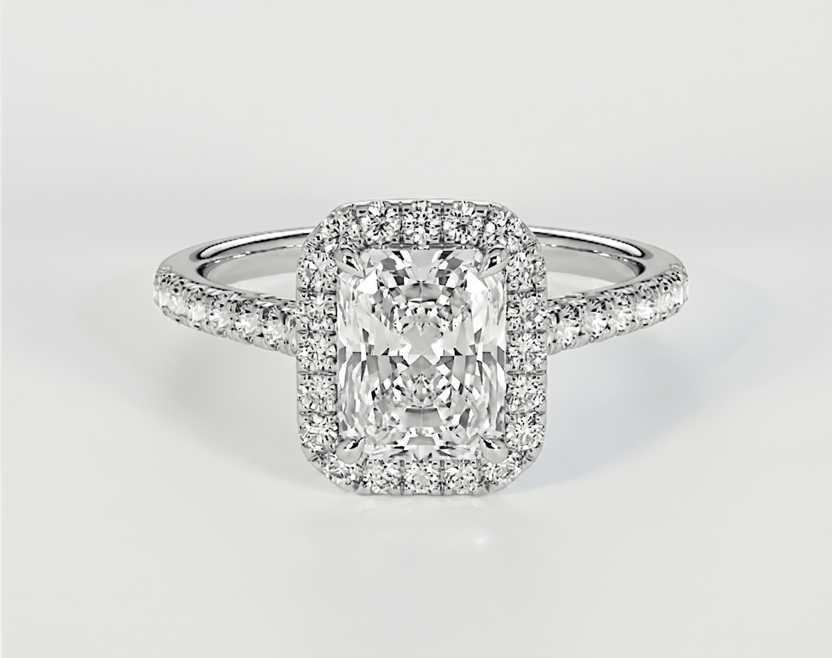 Zinnia - Radiant - Engagement Rings - Ramzi & Co.®