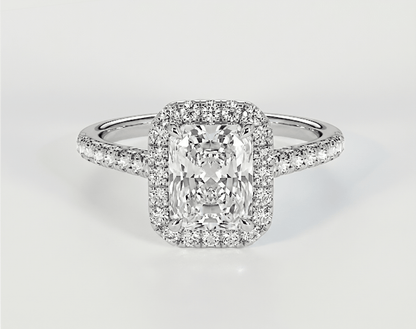 Zinnia - Radiant - Engagement Rings - Ramzi & Co.®